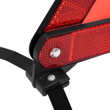 Traffic Warning Triangles - 4 Pcs Red | Safe & Reliable