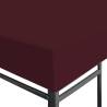 Gazebo Top Cover 310 g/m² 3x3 m Bordeaux | Hipomarket UK