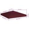 Gazebo Top Cover 310 g/m² 3x3 m Bordeaux | Hipomarket UK