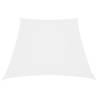 Sunshade Sail Oxford Fabric Trapezium 3/4x3 m White Colour white Size 3/4 x 3 m 