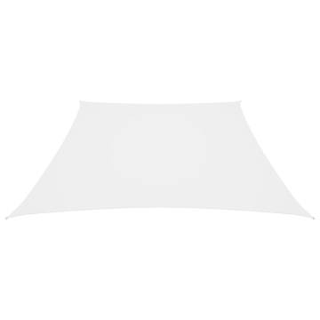 Sunshade Sail Oxford Fabric Trapezium 3/4x3 m White