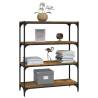 Book Cabinet Smoked Oak 80x33x100 cm - Stylish Storage