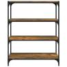 Book Cabinet Smoked Oak 80x33x100 cm - Stylish Storage