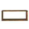 Wall Cube Shelves - Smoked Oak (2 pcs) | Hipomarket UK