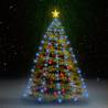 Christmas Tree Net Lights with 180 LEDs Blue 180 cm Colour blue Size 180 cm Quantity in Package 1 Bulb Quantity 