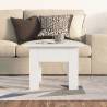 Stylish White Coffee Table 55x55x42 cm - Engineered Wood