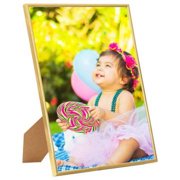 Gold Photo Frames Collage - 3 pcs for Table | HipoMarket