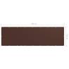 Waterproof Brown Balcony Screen 120x400 cm - Hipomarket