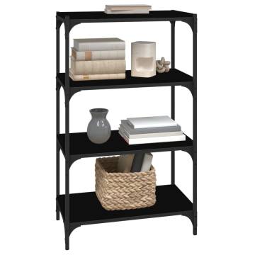 Book Cabinet Black 60x33x100 cm | Durable Storage Solution