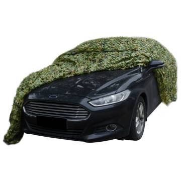 Camouflage Net with Storage Bag 1.5x5 m Green - Durable & Compact