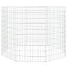 8-Panel Rabbit Cage - Spacious Galvanised Iron Pet Enclosure