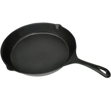 30 cm Round Cast Iron Grill Fry Pan - Durable & Versatile