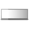 High Gloss Grey Bathroom Mirror - Stylish & Functional | HipoMarket