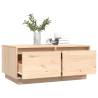 Elegant Solid Wood Pine Coffee Table - 80x50x35 cm