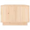 Elegant Solid Wood Pine Coffee Table - 80x50x35 cm