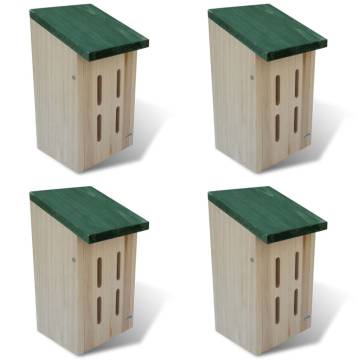 Butterfly House Set of 4 - 14x15x22 cm | Hipo Market