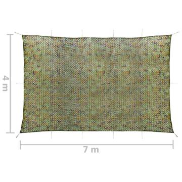 4x7m Green Camouflage Net with Storage Bag - Hipomarket