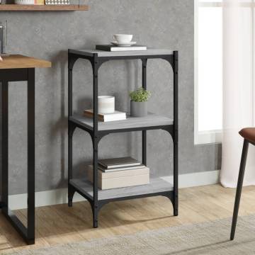 Book Cabinet Grey Sonoma 40x33x70.5 cm | Hipomarket