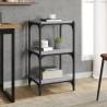 Book Cabinet Grey Sonoma 40x33x70.5 cm Engineered Wood and Steel Colour grey sonoma Quantity in Package 1 Height 70.5 cm Width 40 cm 