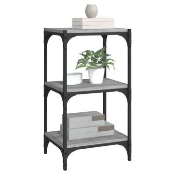 Book Cabinet Grey Sonoma 40x33x70.5 cm | Hipomarket