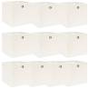 Storage Boxes 10 pcs White 32x32x32 cm Fabric Colour white without lids Quantity in Package 10 Number of 1 