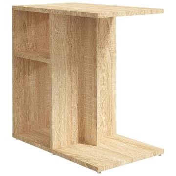 Modern Side Table Sonoma Oak | 50x30x50 cm | Hipomarket UK