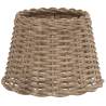 Stylish Brown Wicker Lamp Shade Ø30x20 cm | Hipomarket