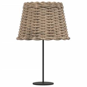 Stylish Brown Wicker Lamp Shade Ø30x20 cm | Hipomarket