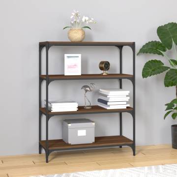 Book Cabinet Brown Oak 80x33x100 cm - Stylish & Durable Storage