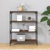 Book Cabinet Brown Oak 80x33x100 cm - Stylish & Durable Storage