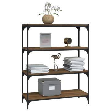 Book Cabinet Brown Oak 80x33x100 cm - Stylish & Durable Storage