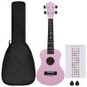 Soprano Ukulele Set for Kids - Pink 23" | HipoMarket