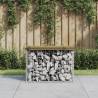 Garden Bench Gabion Design 63x44x42 cm Impregnated Wood Pine Colour dark brown Size 63 x 44 x 42 cm Quantity in Package 1 Number of 