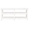 Work Bench White 181x50x80 cm Solid Pine - Stylish & Sturdy