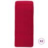 Beach Towels 2 pcs Burgundy 60x135 cm - Soft & Quick Dry