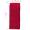 Beach Towels 2 pcs Burgundy 60x135 cm - Soft & Quick Dry