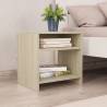 Bedside Cabinet Sonoma Oak 40x30x40 cm Engineered Wood Colour sonoma oak Quantity in Package 1 