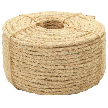 Durable 100% Sisal Rope 8 mm - 100 m for All Purposes