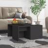 Elegant Grey Coffee Tables - Set of 4 Stylish Pieces