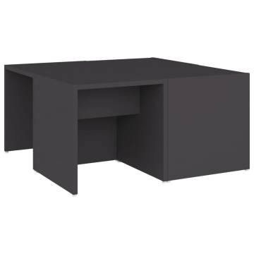 Elegant Grey Coffee Tables - Set of 4 Stylish Pieces