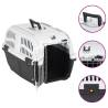 Pet Carrier with Metal Door 48x31.5x31 cm Polypropylene Size 48 x 31.5 x 31 cm 