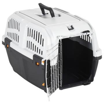 Durable Pet Carrier with Metal Door - 48x31.5x31 cm