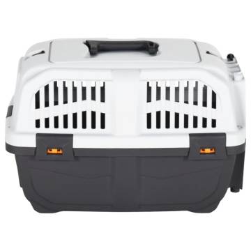 Durable Pet Carrier with Metal Door - 48x31.5x31 cm