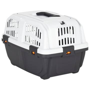 Durable Pet Carrier with Metal Door - 48x31.5x31 cm