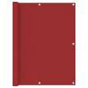 Balcony Screen Red 120x300 cm Oxford Fabric Colour red Size 120 x 300 cm Quantity in Package 1 