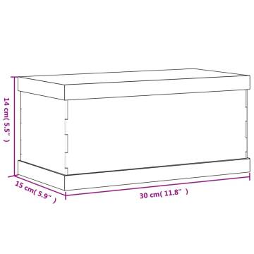 Transparent Acrylic Display Box 30x15x14 cm - Hipomarket