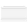 Stylish White Storage Box 70x40x38 cm - Durable Engineered Wood