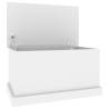 High Gloss White Storage Box 70x40x38 cm - Durable & Stylish