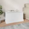 High Gloss White Storage Box 70x40x38 cm - Durable & Stylish