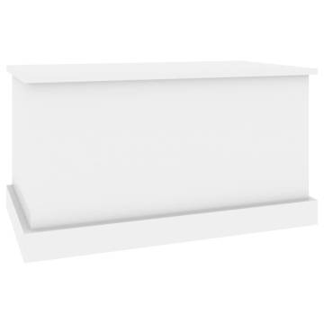 High Gloss White Storage Box 70x40x38 cm - Durable & Stylish